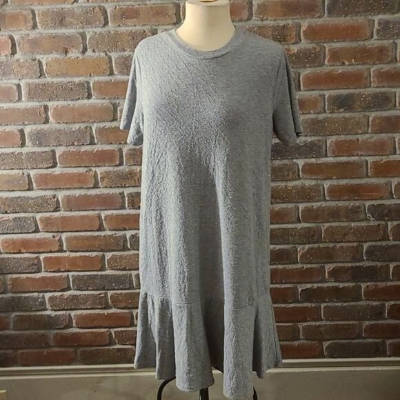 Michelle by Comune Medium Grannycore Modest Short Sleeve Midi Dress - Picture 2 of 8